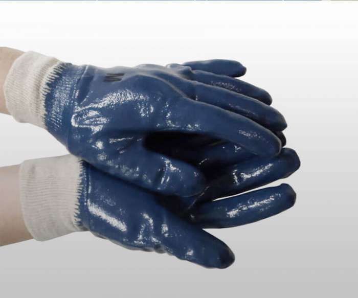 fully coated nitrile gloves