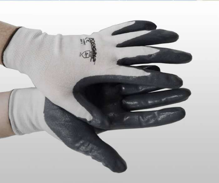 nitrile coated flex glove
