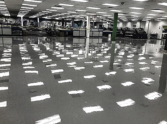 glossy concrete floor sealer