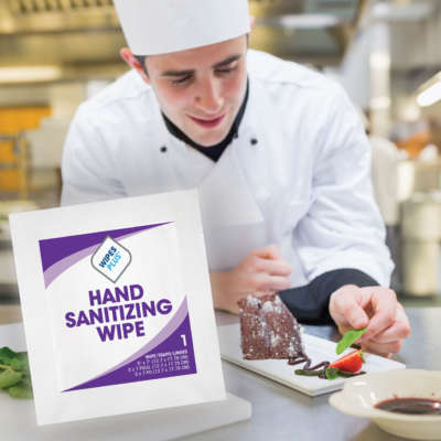 Single-Sachet Hand Sanitizing Wipes